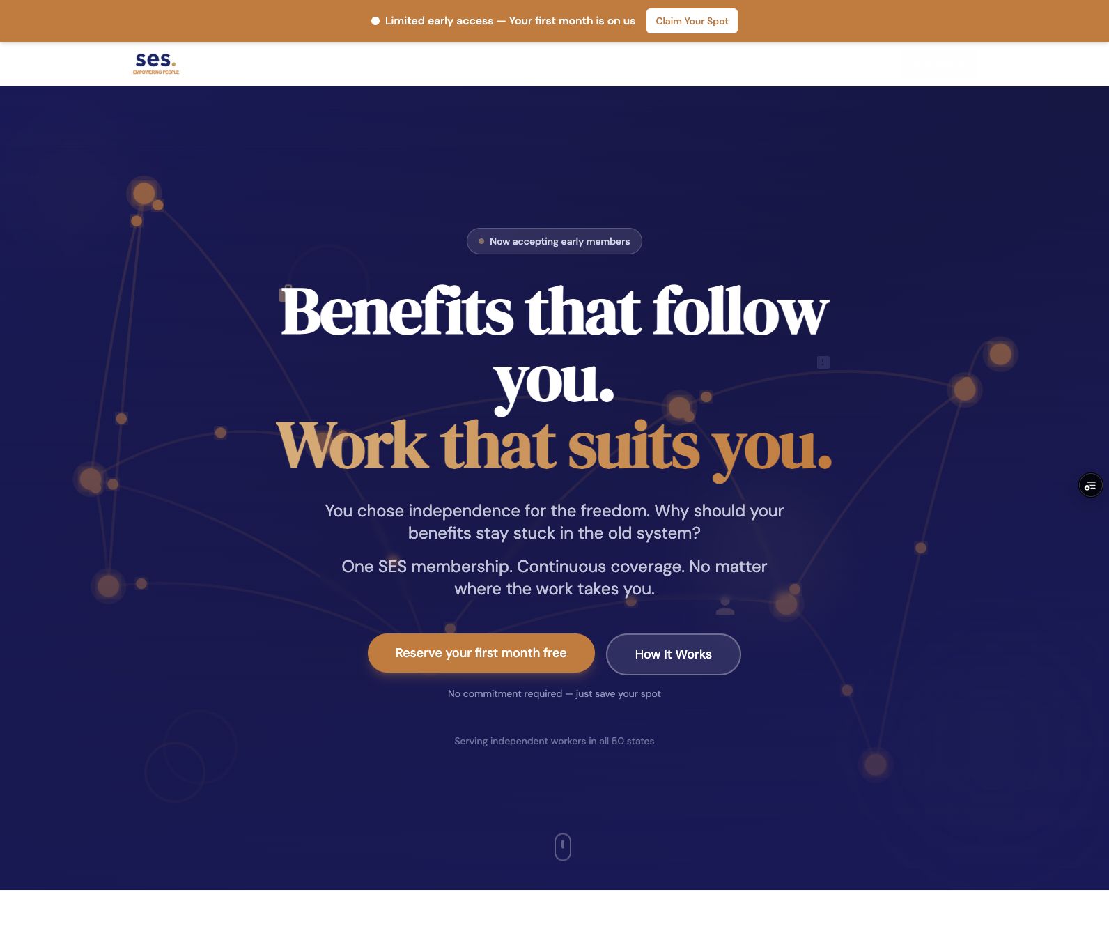 SES public website preview
